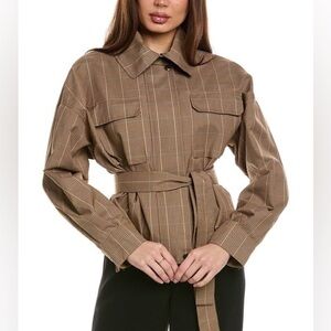 NWT Theory Belted Cargo Jacket